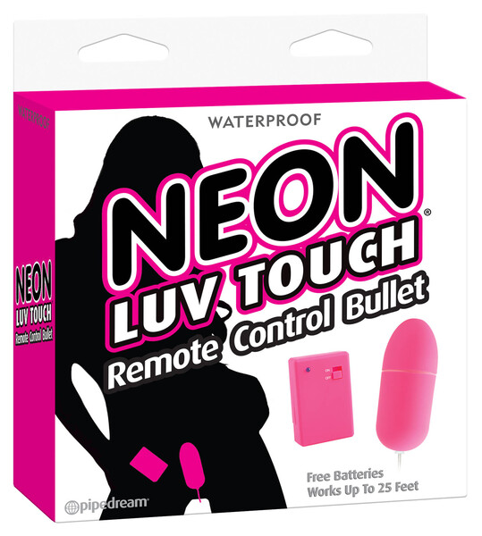 Вибро-яйцо с беспроводным пультом управления Neon Luv Touch Remote Control Bullet Pink