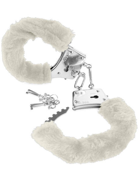 Наручники с мехом FF Beginner's Furry Cuffs-White