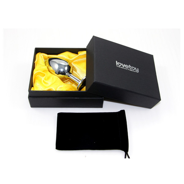 Анальная пробка Rosebud Silver L голубая