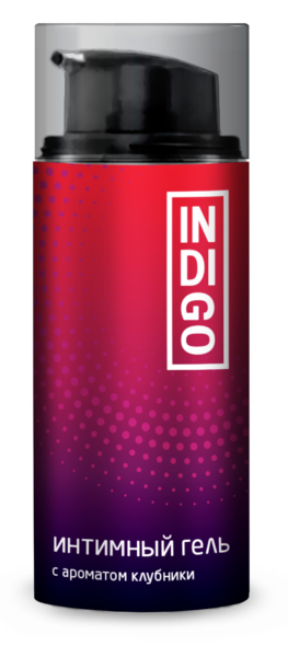 Гель INDIGO для интимного ухода с ароматом клубники 100 мл